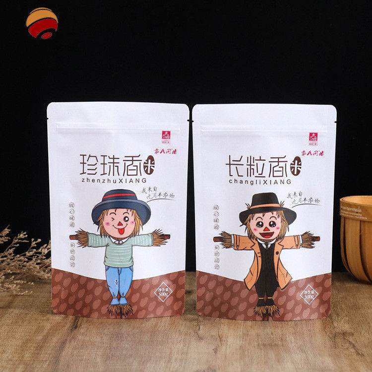 Tám bên niêm phong đứng lên túi để khử trùng theo yêu cầu