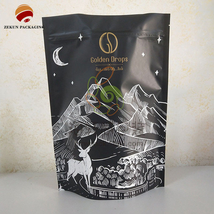 Thiết kế tùy chỉnh Standy Zipper pouch Packaging CMYK Color For Freshness