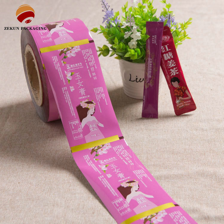 In đục bọc thực phẩm / chất tẩy rửa Bao bì cuộn phim 12 màu BOPP/PET/PA