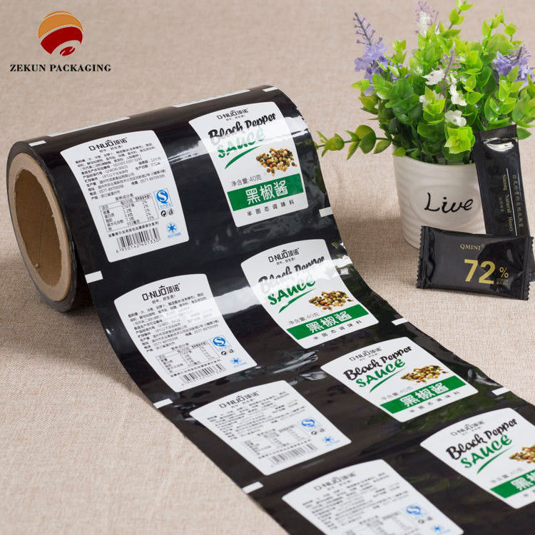 Bộ phim đóng gói thực phẩm thân thiện với môi trường tùy chỉnh và in dựa trên thiết kế của khách hàng cho bao bì