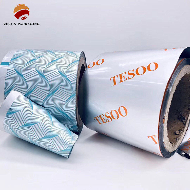 Bộ phim cuộn bao bì linh hoạt tùy chỉnh in cho tính chất rào cản ẩm / oxy / kháng tia UV bởi khách hàng