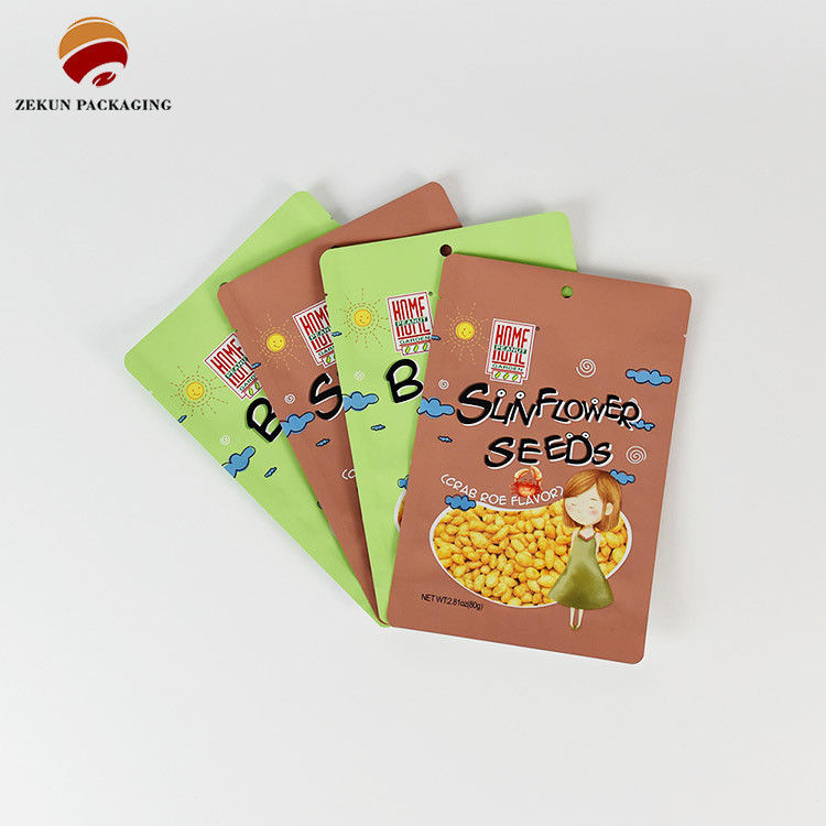 Khóa chống mùi Bao bì túi thực phẩm tùy chỉnh Pet/Al/Pe Tối đa 10 màu