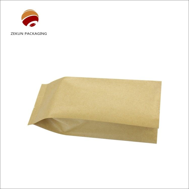 Bao bì thực phẩm thân thiện với môi trường Kraft giấy túi với Gravure in Matt bề mặt 200g - 5kgs