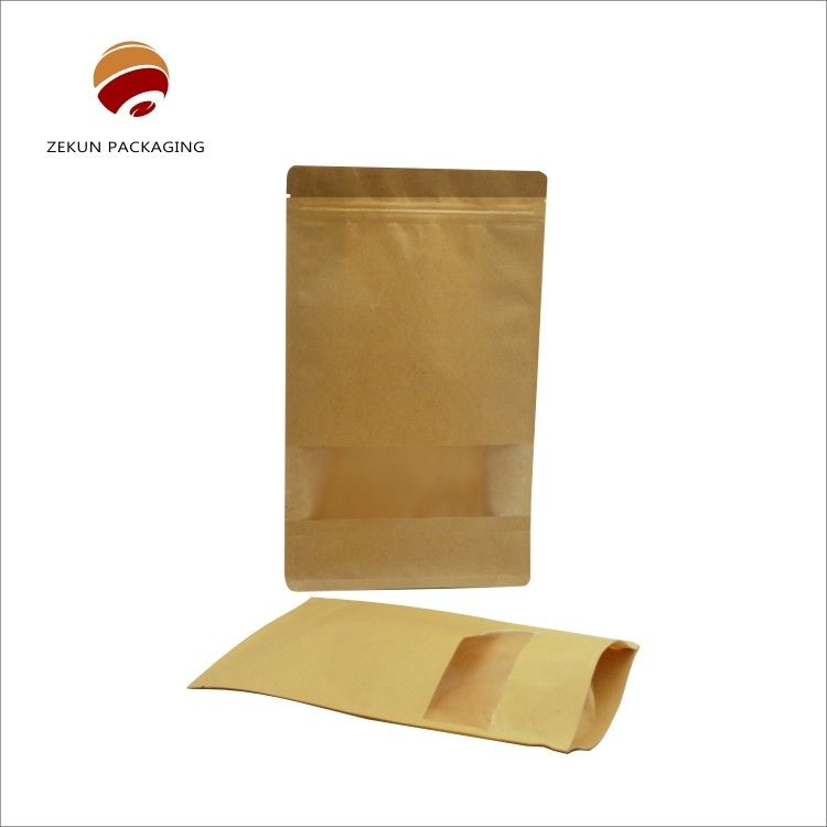 Bao bì thực phẩm thân thiện với môi trường Kraft giấy túi với Gravure in Matt bề mặt 200g - 5kgs