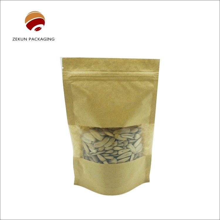 Các túi giấy Kraft được in theo yêu cầu với kết thúc bóng bẩy in nhiều kích thước / màu sắc