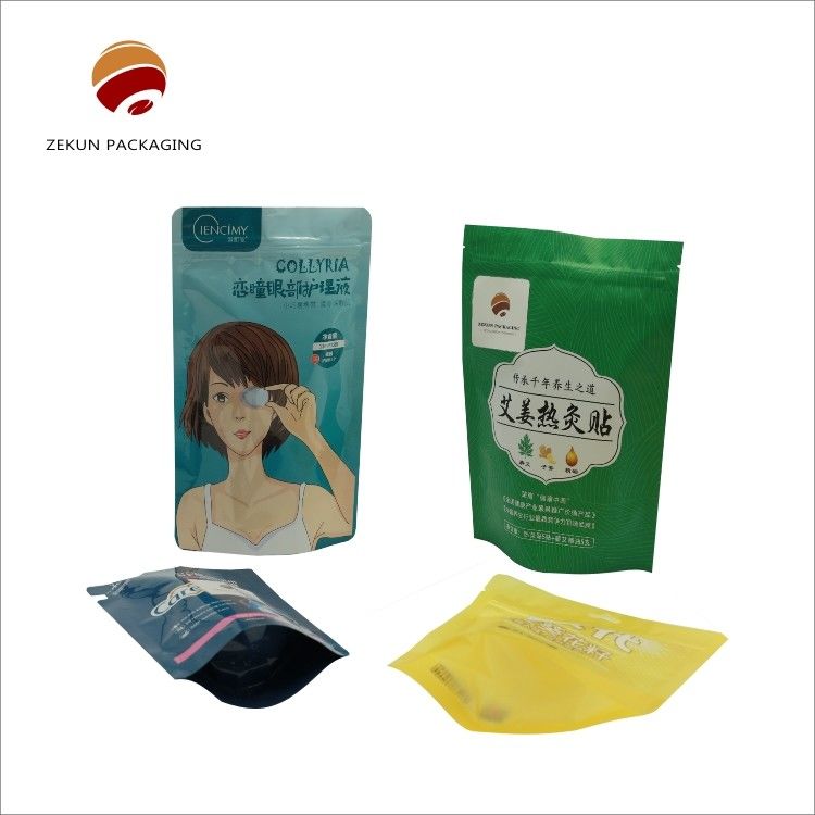 Chất chống mùi đáy phẳng Đứng lên túi niêm phong Gravure in ấn nóng ấn niêm phong