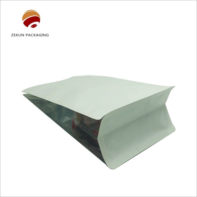Túi đáy phẳng tùy chỉnh được làm bằng vật liệu Bopp cho các giải pháp đóng gói tùy chỉnh của bạn