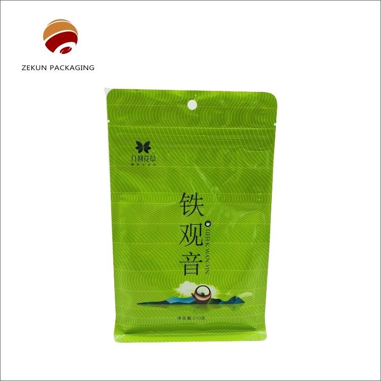 Thùng đóng gói trà tùy chỉnh với Zipper Top CMYK / PANTON Thiết kế chống ẩm 30-200g-5kgs