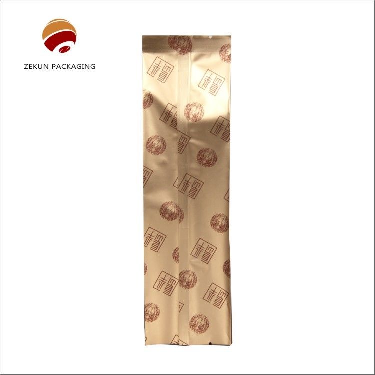 Túi đóng gói trà Custom in CMYK Design Zipper Top Gravure Printing BOPP/Kraft Paper/PE