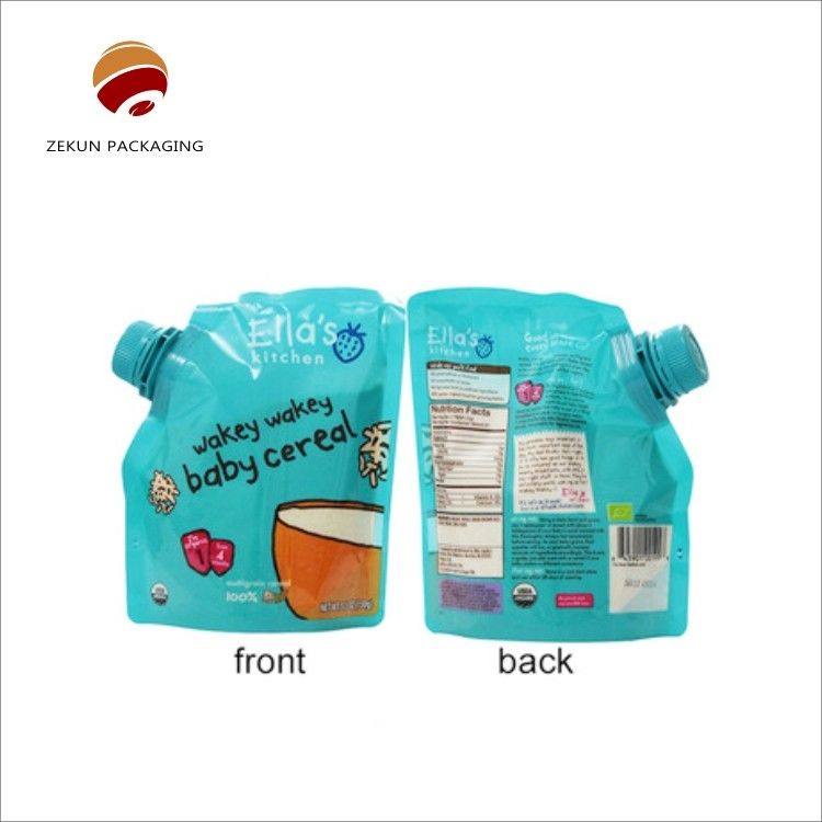 Cá nhân hóa Eco Friendly Stand Up Spout Bag Logo tùy chỉnh Màu CMYK