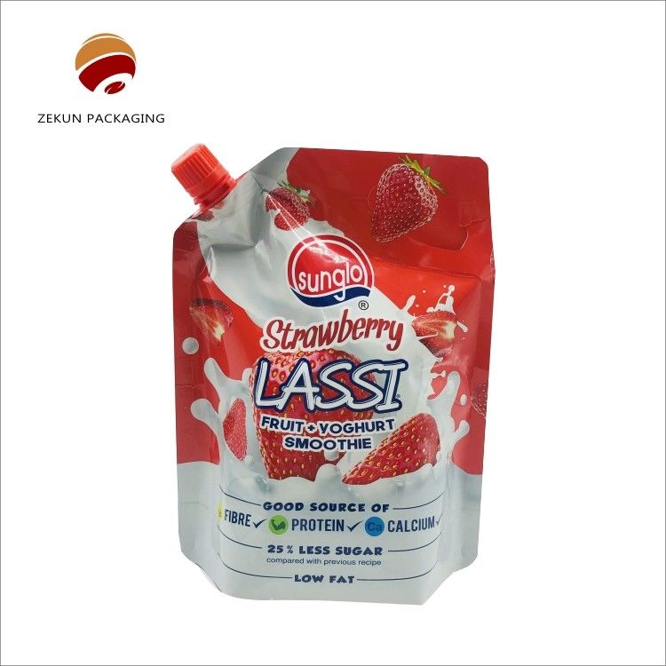 Tùy chỉnh đầy đủ màu sắc in bao bì Spout pouch Liquid Spout Bag với và tùy chọn lựa chọn
