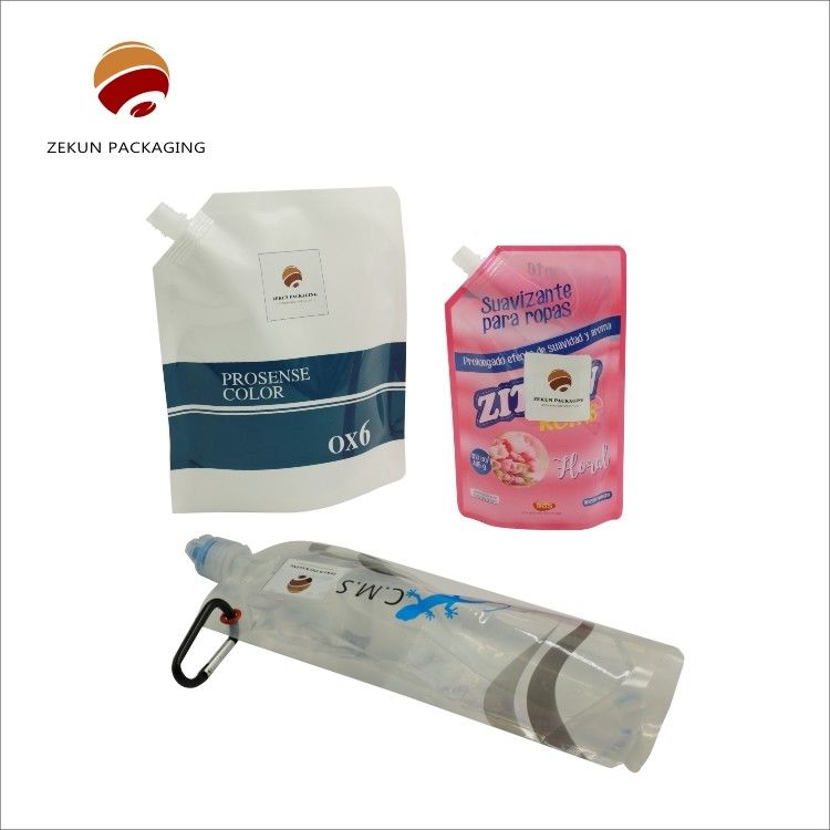 PET màu sắc phun đứng lên rào cản túi với logo tùy chỉnh