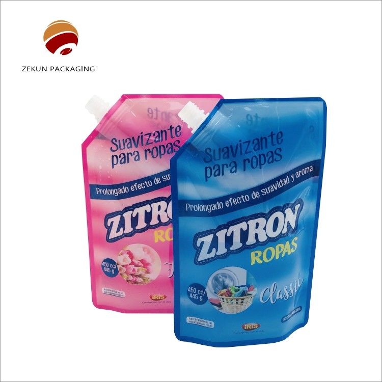 PET/OPP/AL túi phun nước túi chất tẩy rửa chất lỏng màu CMYK
