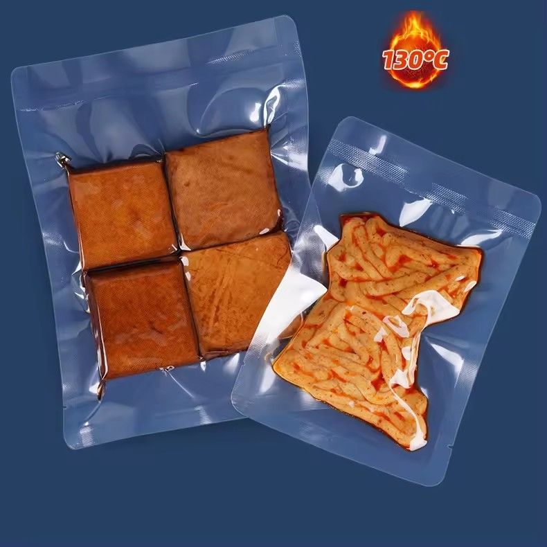 Chống nước mắt Pa / Pe 3 mặt rõ ràng túi chân không thực phẩm cho bao bì thực phẩm