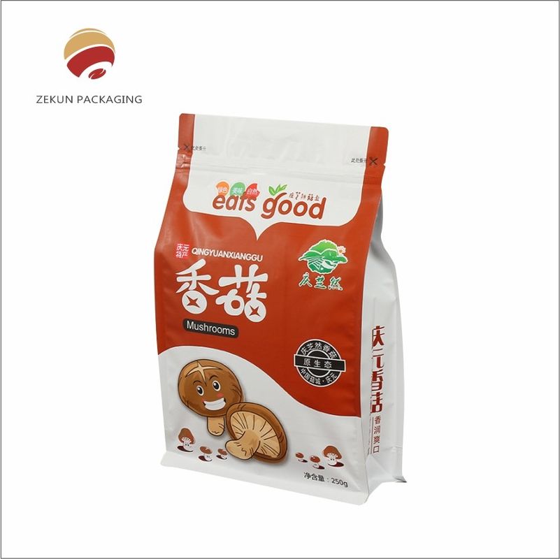 Bao bì đồ ăn nhẹ đầy màu sắc thiết kế tùy chỉnh với tối đa 10 màu sắc