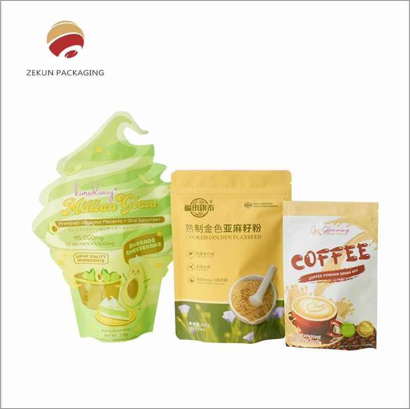 Bao bì đồ ăn nhẹ đầy màu sắc thiết kế tùy chỉnh với tối đa 10 màu sắc