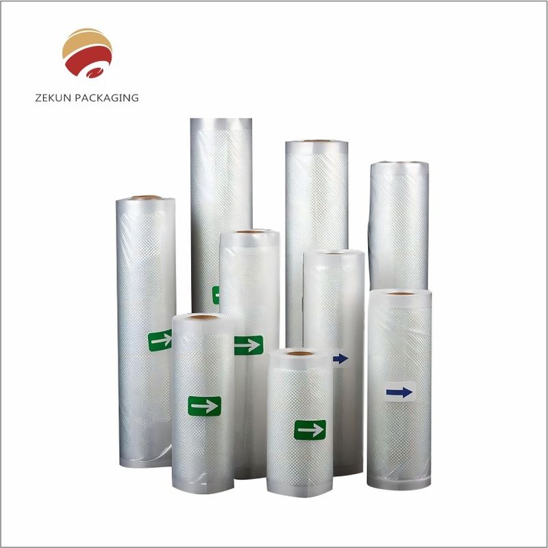 Máy thổi không khí 7 lớp túi chân không thực phẩm để chế biến cá hồi ở các kích thước khác nhau và vật liệu trong suốt