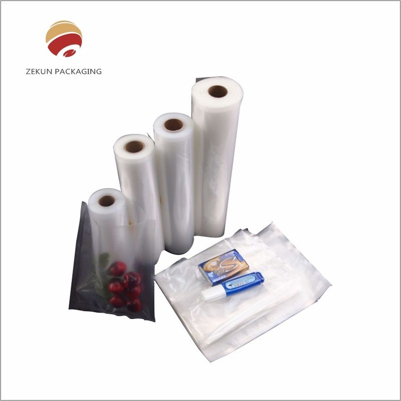 Máy thổi không khí 7 lớp túi chân không thực phẩm để chế biến cá hồi ở các kích thước khác nhau và vật liệu trong suốt
