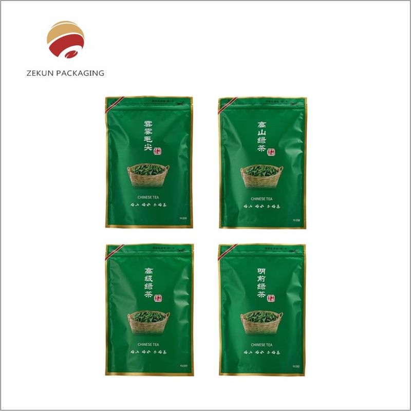 Thẻ đóng gói trà tùy chỉnh với kết thúc Matt hoặc bóng cho 30-2000g trà
