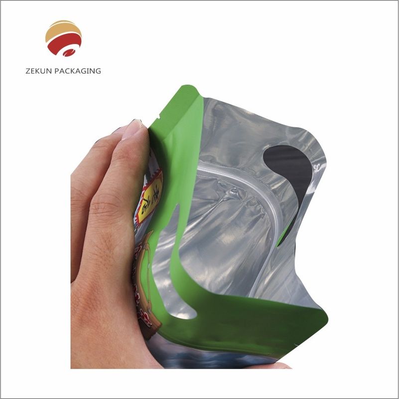 Thùng niêm phong nhiệt zipper có thể đóng lại / Thùng niêm phong đứng để chống ẩm và tươi mới