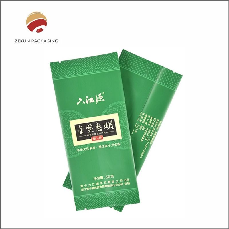 OEM ODM Tea Powder Packing Bag Custom Tea Bag Packaging Màu xanh lá cây