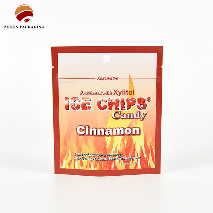 ISO / SGS Matt Glossy Finish Ziplock túi đóng gói thực phẩm Cmyk Palette màu sắc