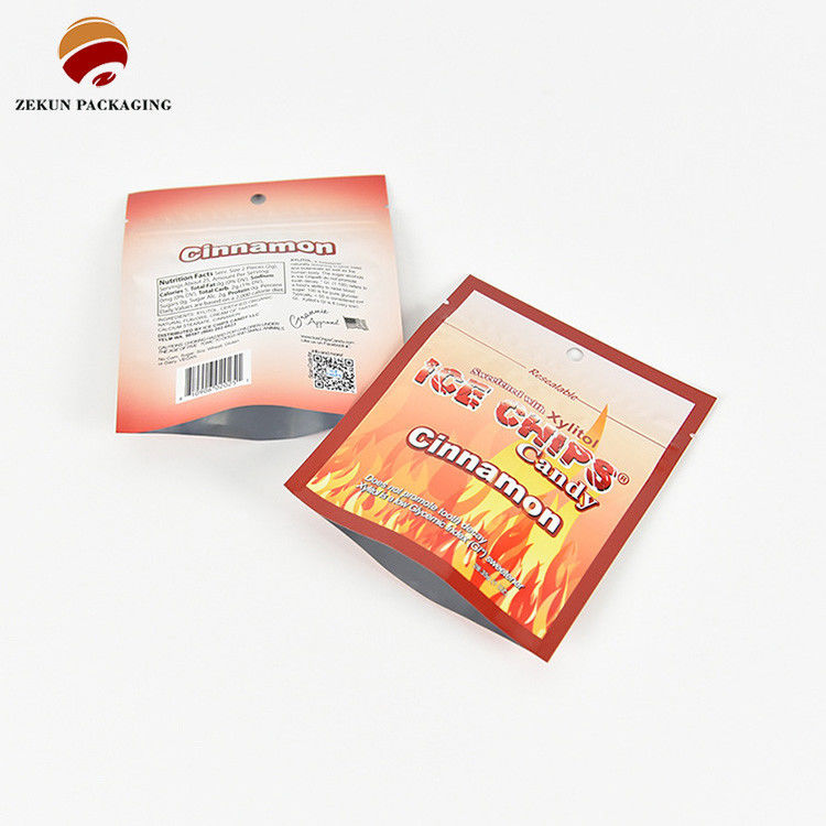 ISO / SGS Matt Glossy Finish Ziplock túi đóng gói thực phẩm Cmyk Palette màu sắc
