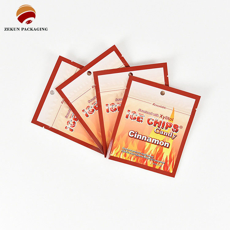 ISO / SGS Matt Glossy Finish Ziplock túi đóng gói thực phẩm Cmyk Palette màu sắc